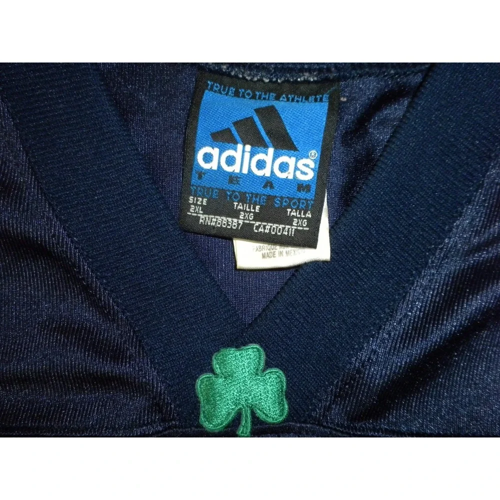 Adidas Notre Dame Jersey 2XL Blue Fighting Irish Football Aneyas Williams #22‎
